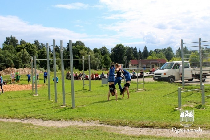 Sportiskās aktivitāte Ogres pilsētas svētkos