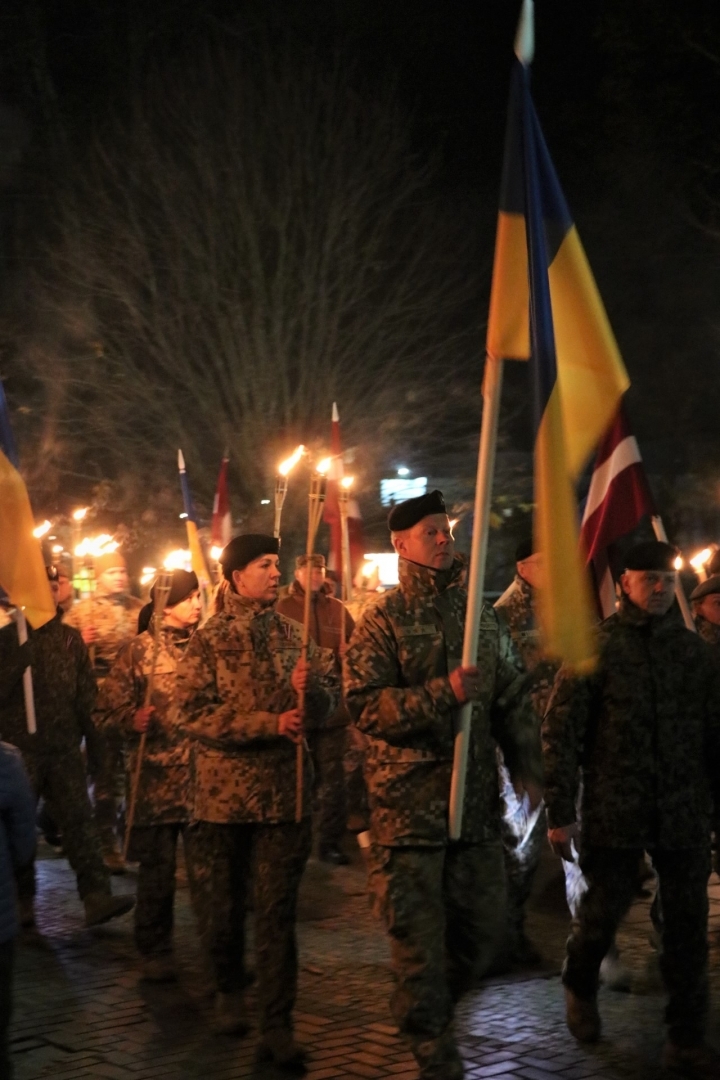 Lāčplēša dienā ogrēnieši godina savas tautas varoņus un Ukrainas aizstāvjus
