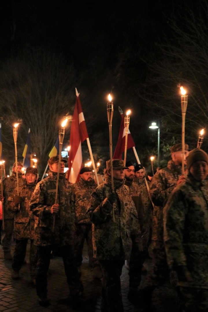Lāčplēša dienā ogrēnieši godina savas tautas varoņus un Ukrainas aizstāvjus