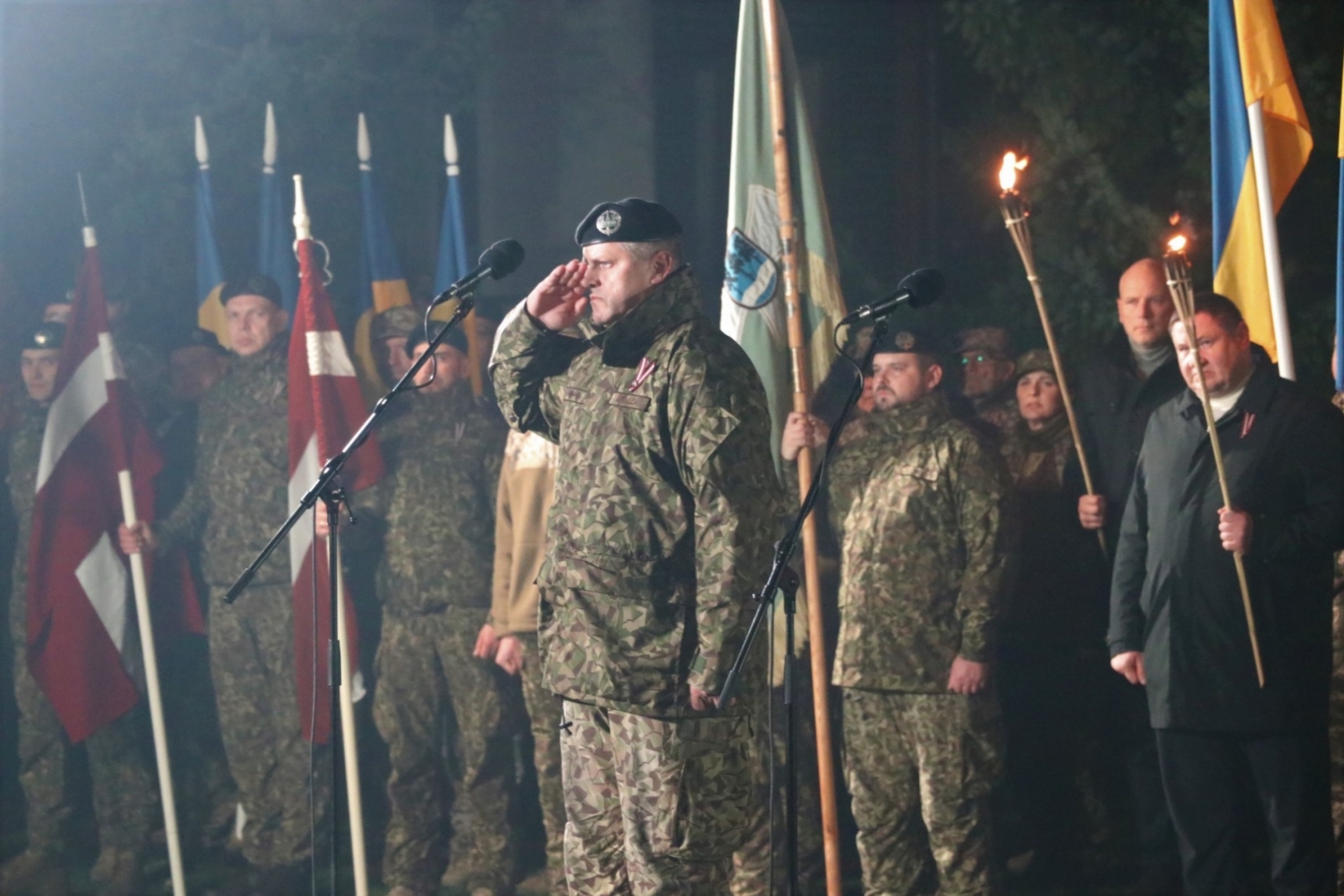 Lāčplēša dienā ogrēnieši godina savas tautas varoņus un Ukrainas aizstāvjus