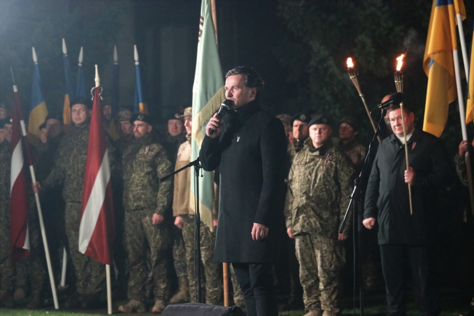 Lāčplēša dienā ogrēnieši godina savas tautas varoņus un Ukrainas aizstāvjus