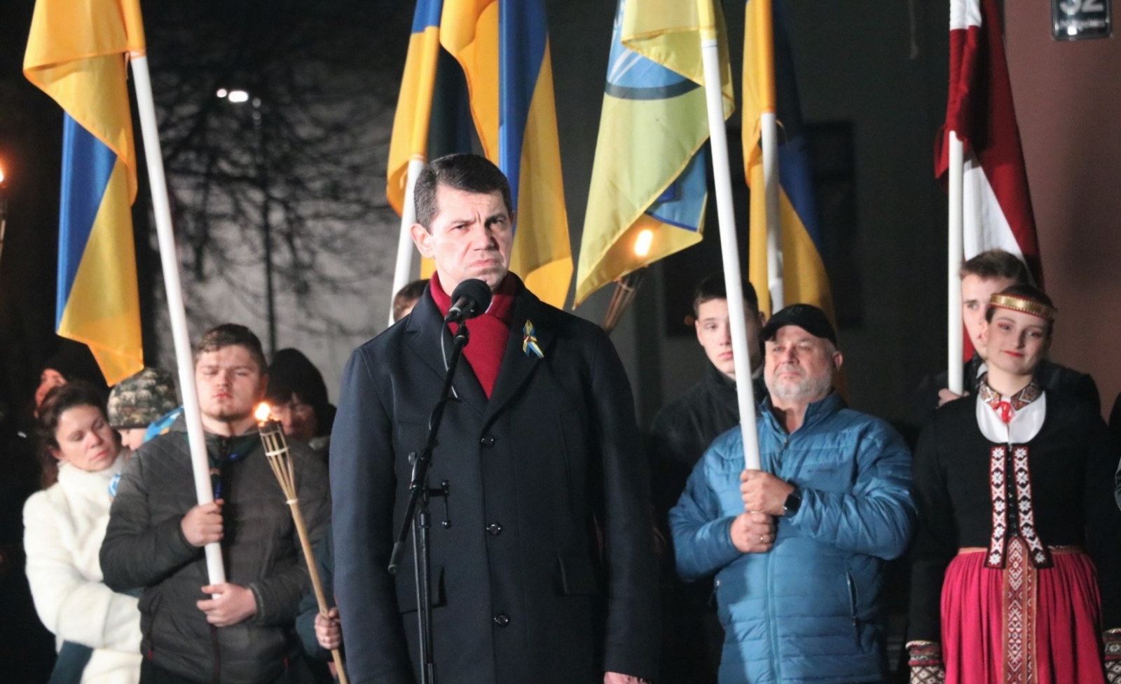 Lāčplēša dienā ogrēnieši godina savas tautas varoņus un Ukrainas aizstāvjus
