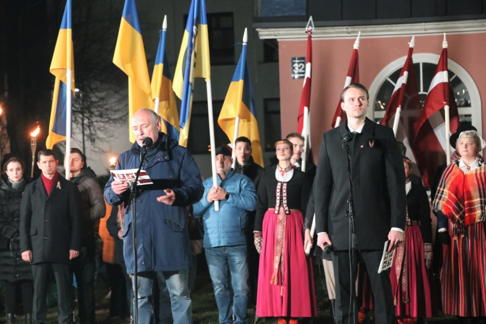 Lāčplēša dienā ogrēnieši godina savas tautas varoņus un Ukrainas aizstāvjus