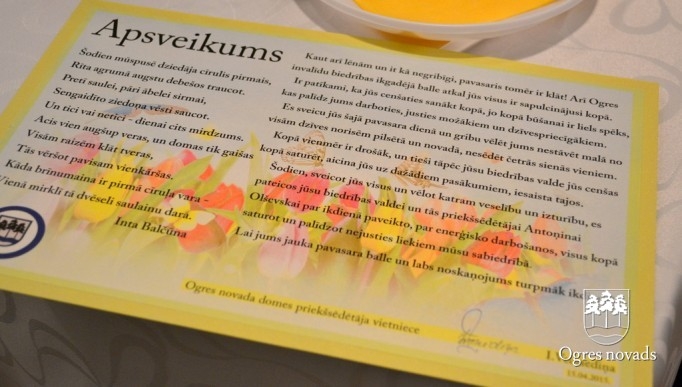 Invalīdu biedrība atzīmē Pavasara balli