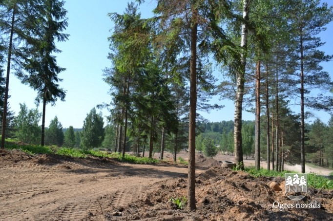 Jaunās kapsētas izbūves darbi