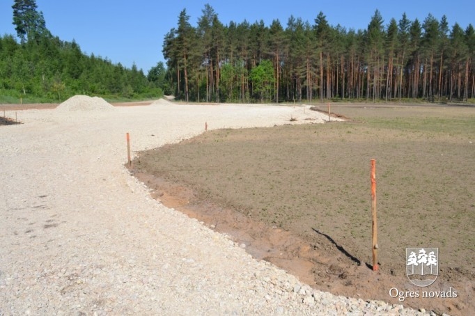 Jaunās kapsētas izbūves darbi