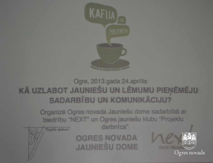 Jaunieši tiekas ar politiķiem
