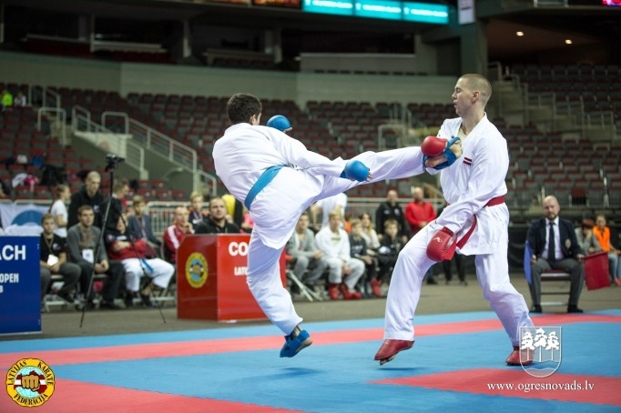 Pavlovai un Prancānam medaļas karatē turnīrā "Latvia Open 2016"