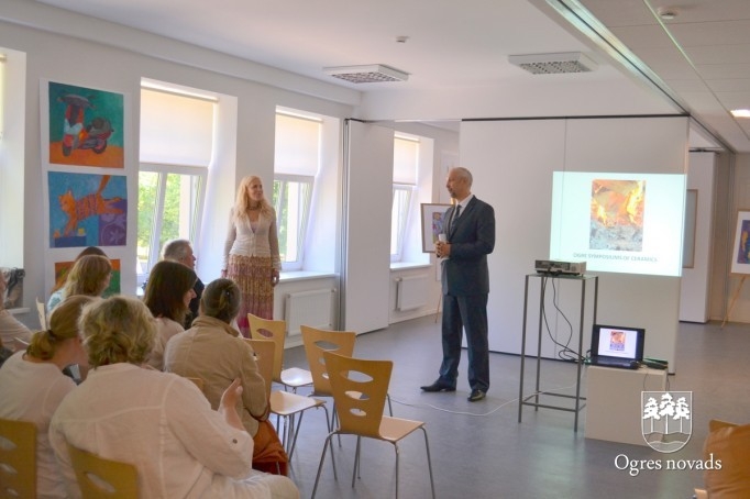 Keramikas simpozija atklāšana Ogres Mākslas skolā 2015