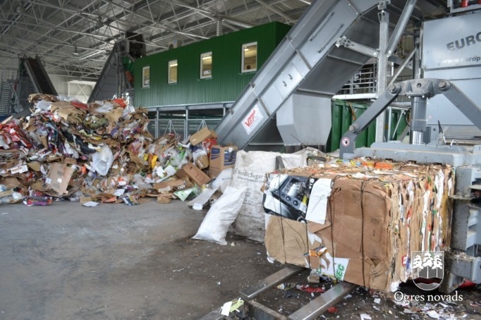 SIA "Ķilupe" stkritumu šķirošanas stacijas atklāšana