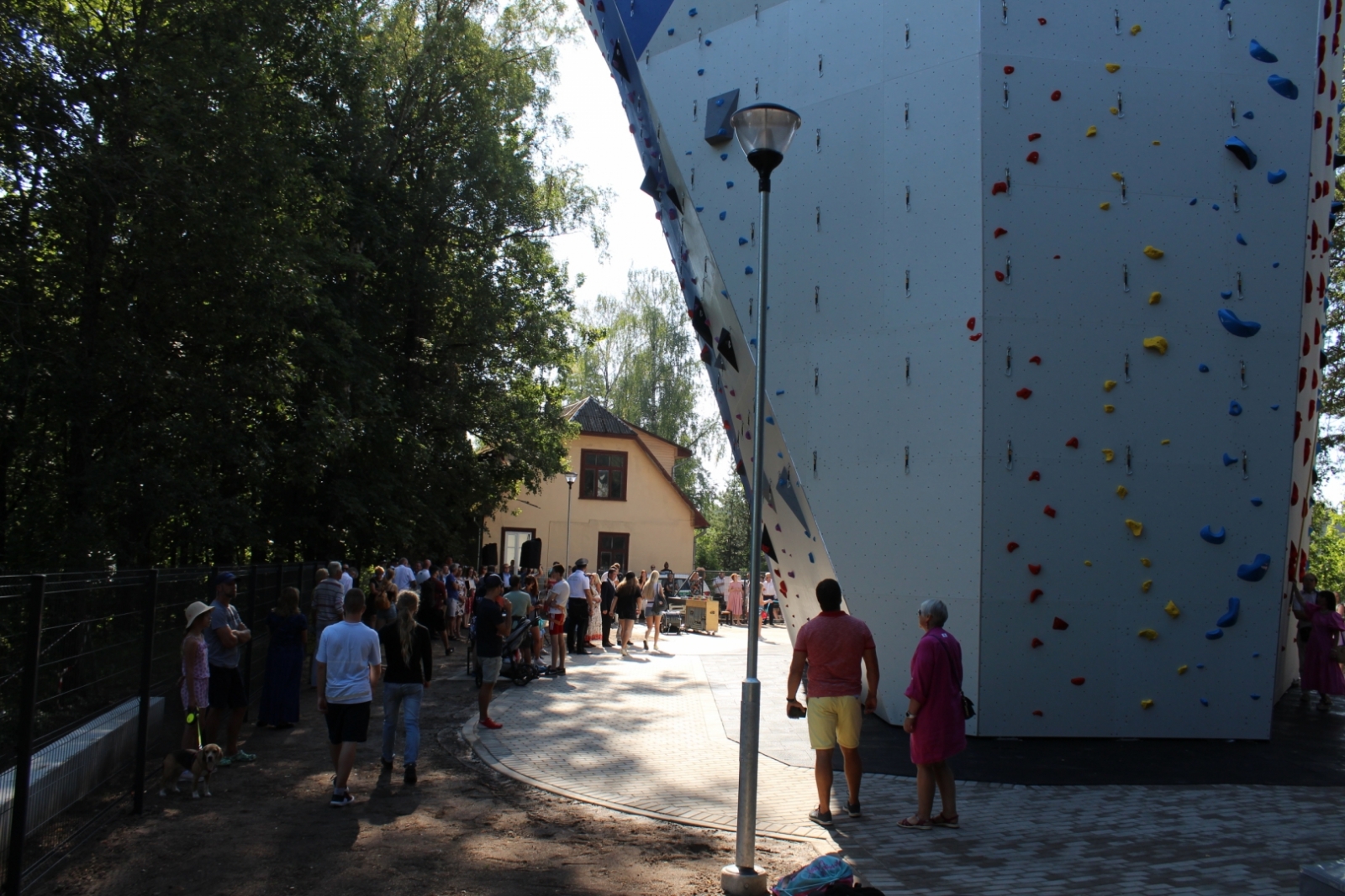 Klinšu kāpšanas sienas atklāšana 20.08.2022.