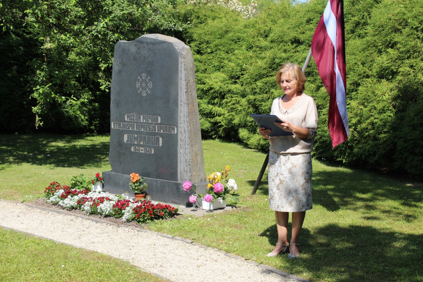 Komunistiskā genocīda upuru piemiņas diena Ogres novadā. 14.06.2023.