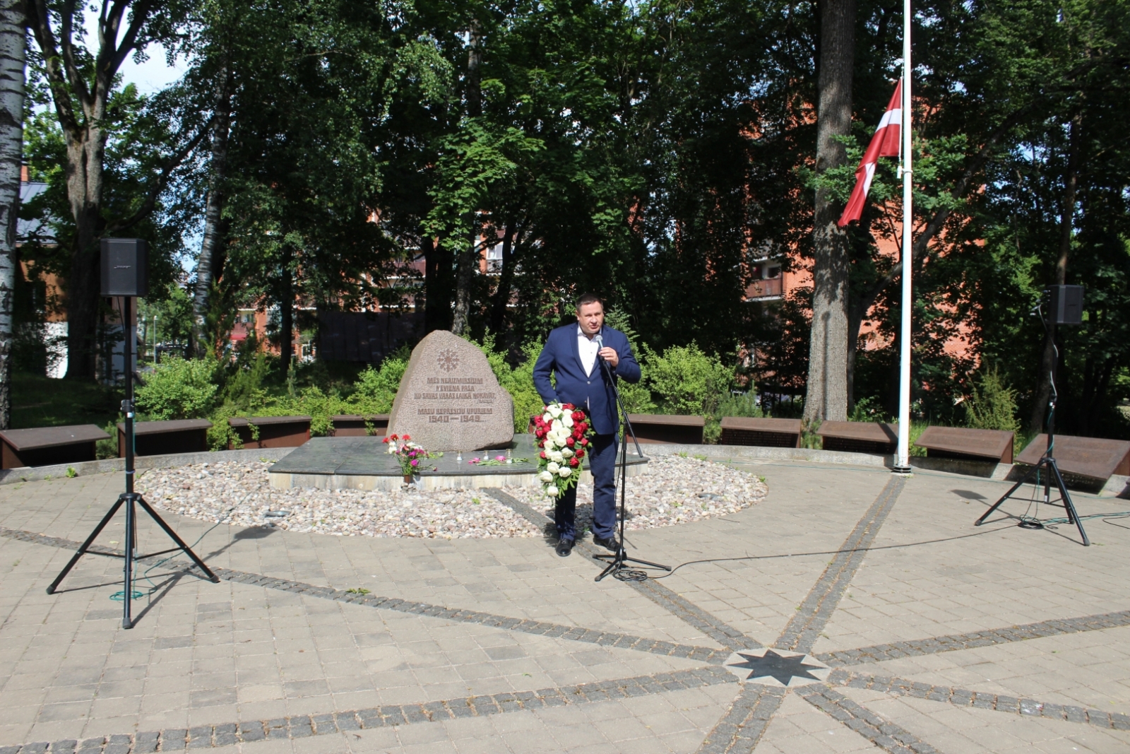 Komunistiskā genocīda upuru piemiņas diena Ogres novadā. 14.06.2023.