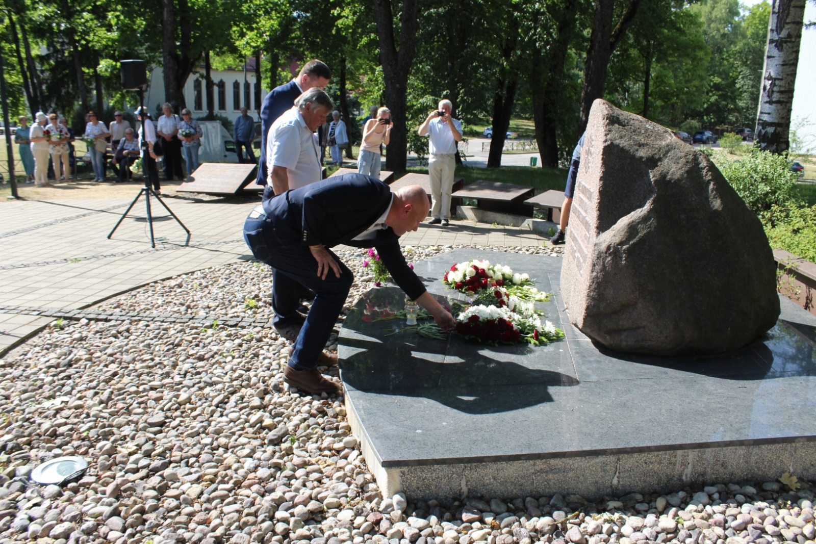 Komunistiskā genocīda upuru piemiņas diena Ogres novadā. 14.06.2023.