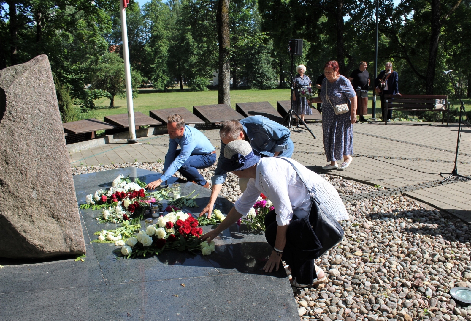 Komunistiskā genocīda upuru piemiņas diena Ogres novadā. 14.06.2023.