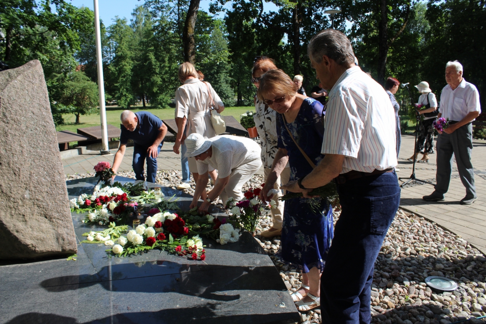 Komunistiskā genocīda upuru piemiņas diena Ogres novadā. 14.06.2023.