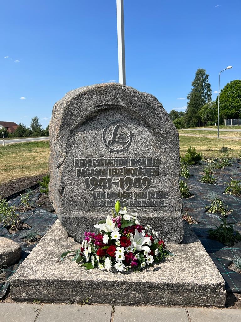 Komunistiskā genocīda upuru piemiņas diena Ogres novadā. Ikšķile. 14.06.2023.