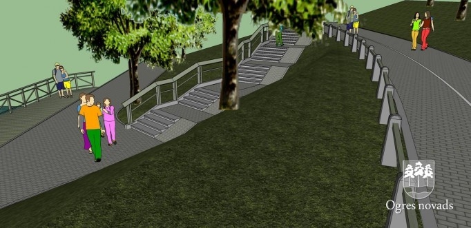 Krasta ielas lejas promenāde iegūs jaunu veidolu