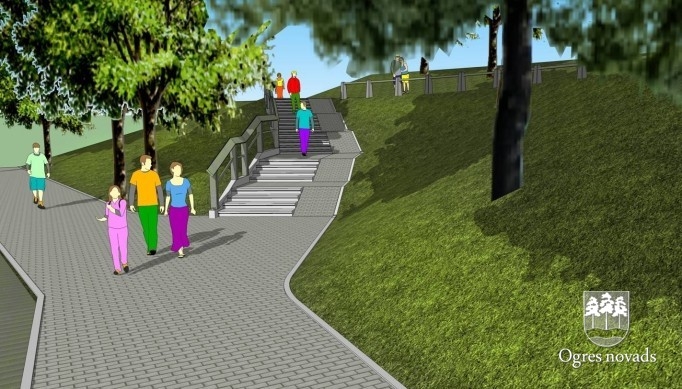 Krasta ielas lejas promenāde iegūs jaunu veidolu