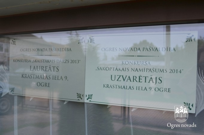 Konkurss "Sakoptākais namīpašums Ogrē 2015"