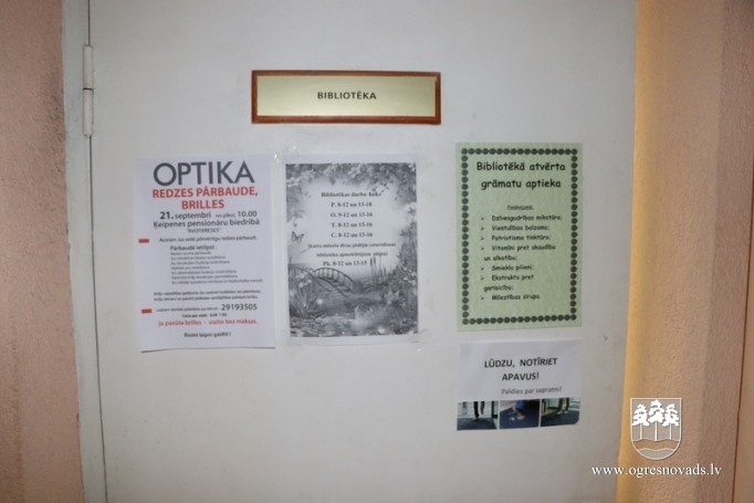 Iedzīvotāji novada pagastos aktīvi apmeklē bibliotēkas