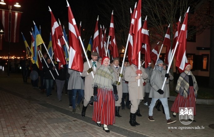 Lāčplēša diena Ogrē 11.11.2018.