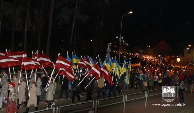 Lāčplēša diena Ogrē 11.11.2018.