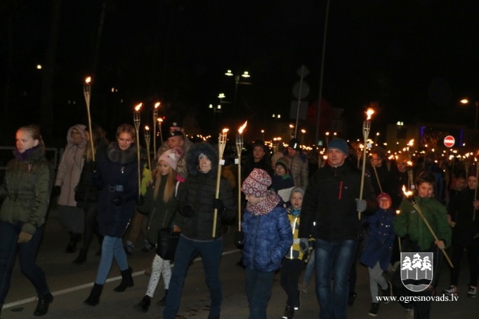 Lāčplēša diena Ogrē 11.11.2018.