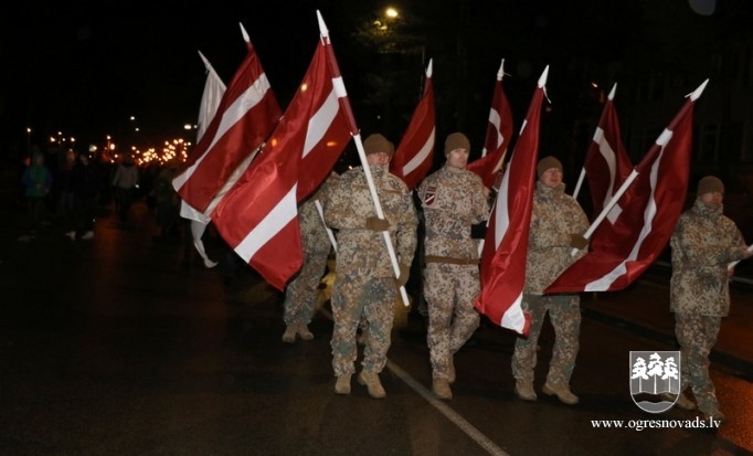 Lāčplēša diena Ogrē 2017