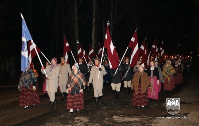 Lāčplēša diena Ogrē. 11.11.2019.
