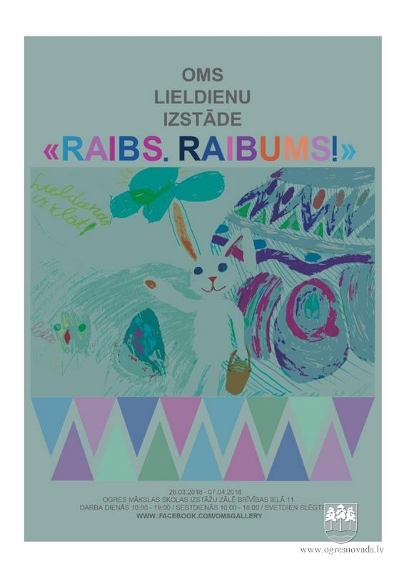 Pavasaris sastopams mākslas skolas audzēkņu darbu Lieldienu izstādē