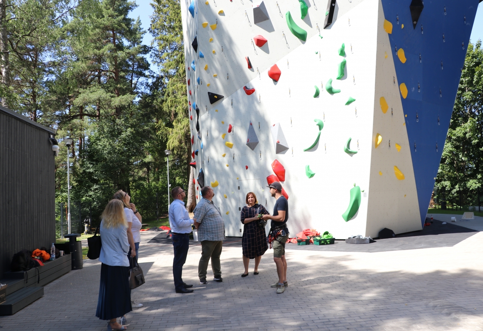 Līvānu pašvaldība viesojas Ogres Klinšu kāpšanas siena 12.07.2023