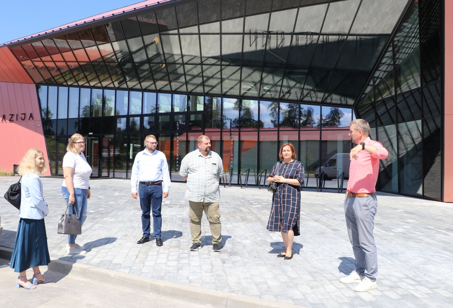 Līvānu pašvaldība viesojas Ogres Valsts ģimnāzijā 12.07.2023