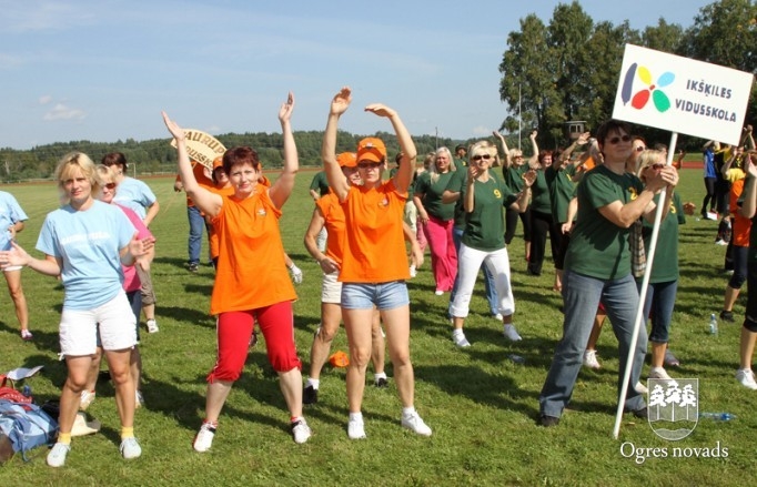 Skolotāju sporta svētki Madlienā