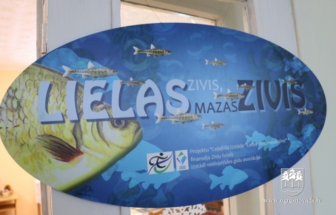Madlienas bibliotēkā interaktīva izstāde par zivīm