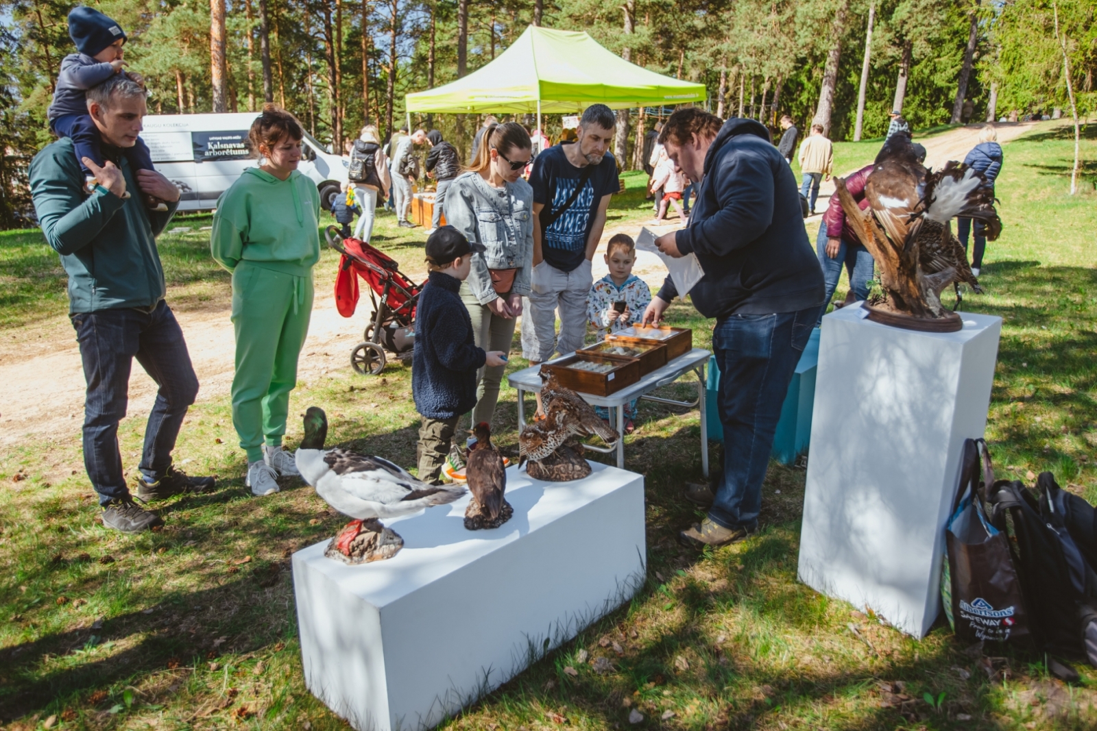 Pasākums "Mežs - veselībai" (22.04.2023) putnu izbāžņi