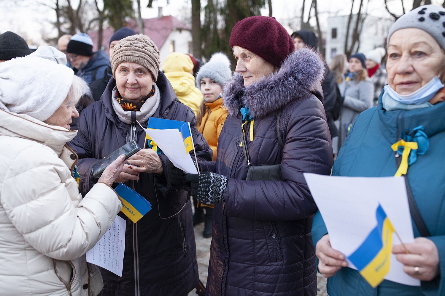 Mītiņš Ukrainas atbalstam