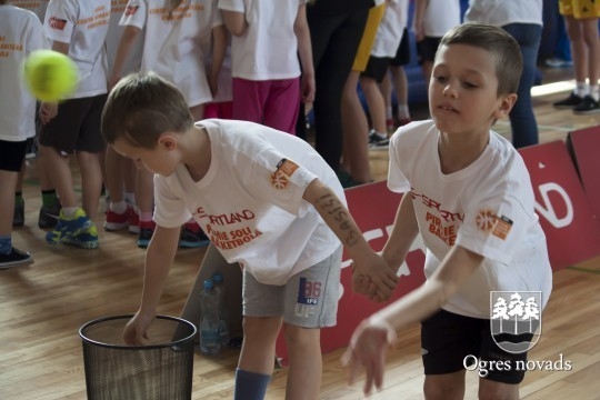 "Ņiprie basīši" uzvar Sportland sacensībās