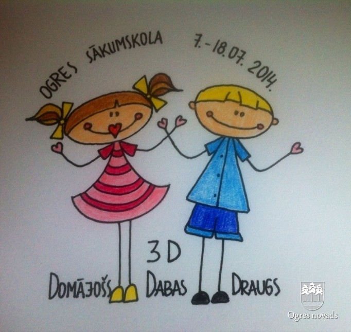 Ogres sākumskolā aizvadīta vides izglītības dienas nometne „3D – Domājošs dabas draugs”