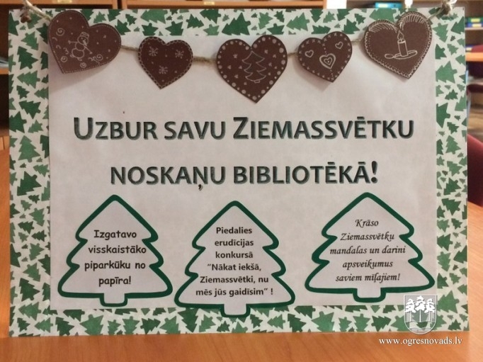 Rūķi rūķojas arī Ogres Centrālajā bibliotēkā