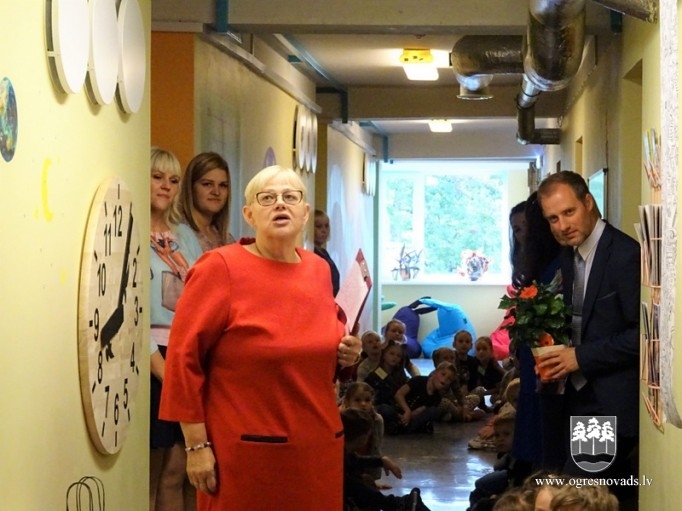 Ogres 1. vidusskolas gaitenis ieguvis jaunus vaibstus