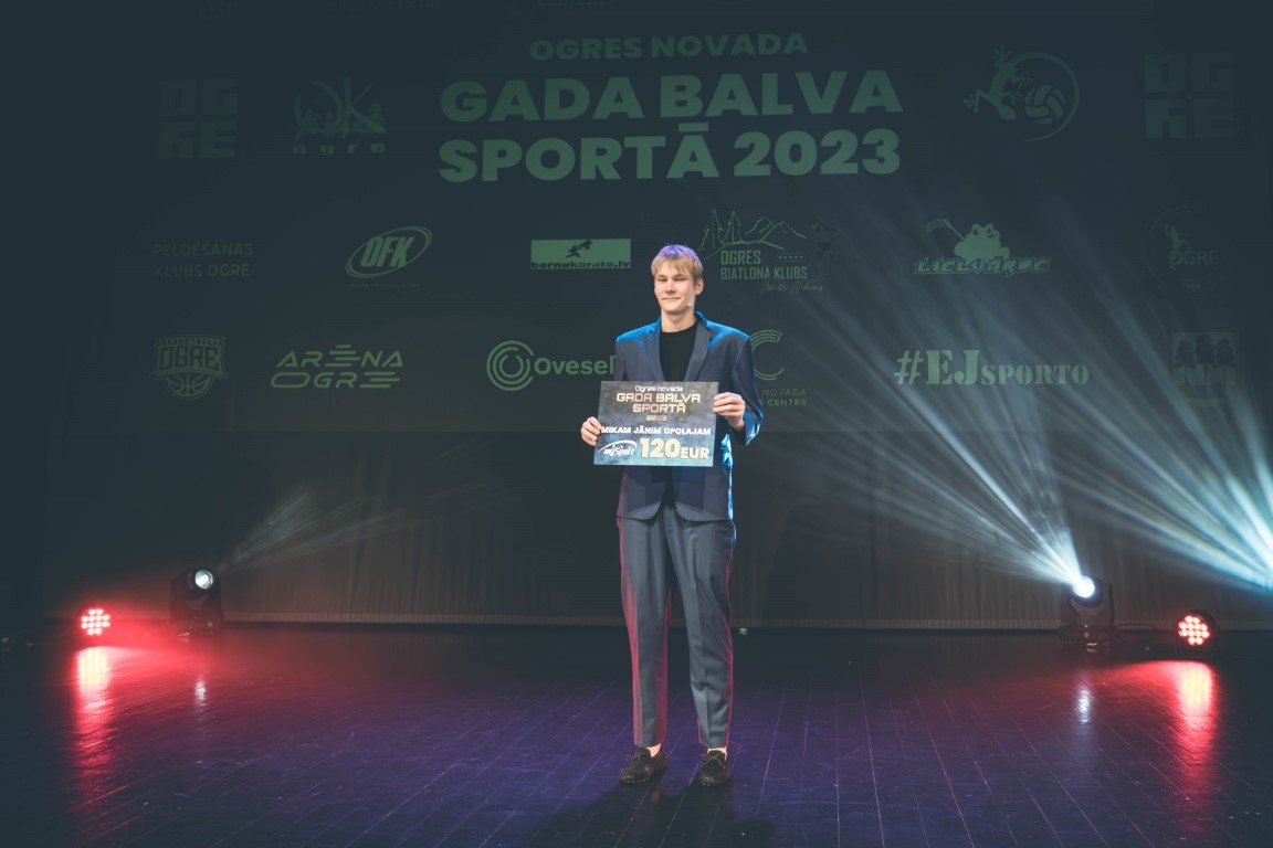 Gada balvas sportā 2023 ieguvējs: Miks Jānis Opolajs 16.02.2024