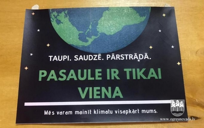 Ogresgala bērnudārzā prot racionāli un taupīgi izmantot resursus