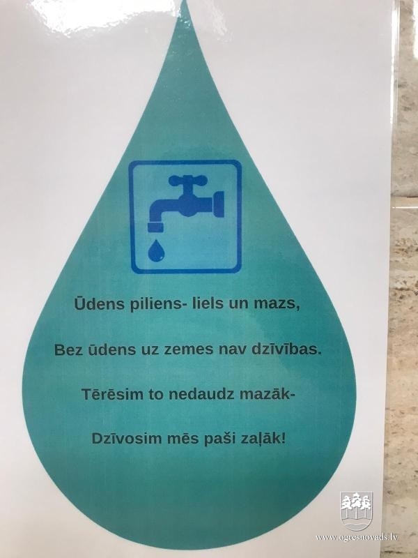 Ogresgala bērnudārzā prot racionāli un taupīgi izmantot resursus