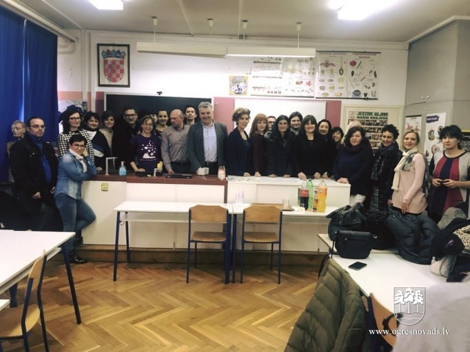 OVĢ pedagogi piedalās Erasmus+ projekta seminārā Horvātijā