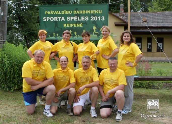 Pašvaldību darbinieku sporta spēles Ķeipenē