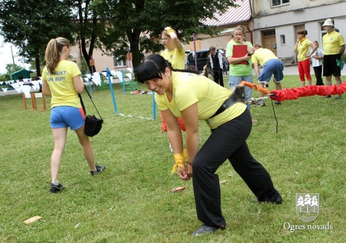 Pašvaldību darbinieku sporta spēles Ķeipenē