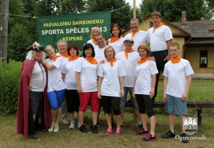Pašvaldību darbinieku sporta spēles Ķeipenē