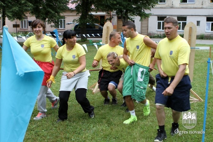 Pašvaldību darbinieku sporta spēles Ķeipenē