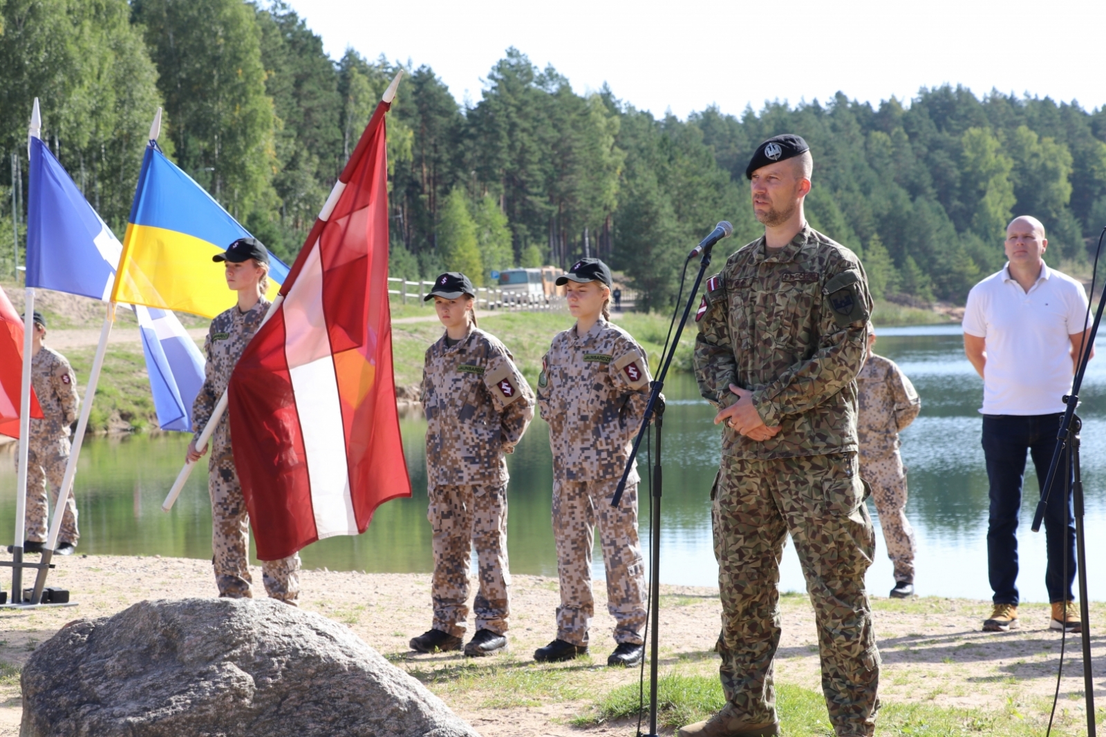 Zemessardzes 54. kaujas atbalsta bataljona komandiera, pulkvežleitnanta Pētera Plečkena uzruna